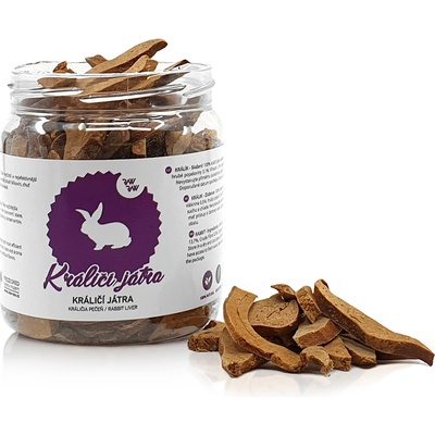 RAW RAW Mrazem sušená králičí játra 80 g