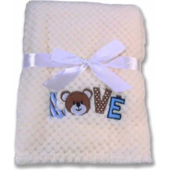 Image 1 of Cangaroo Бебешко одеяло Cangaroo - Freya, 110 х 80 cm, Бяло (106850)