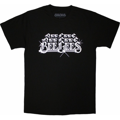 Bee Gees Stacked Logo čierna