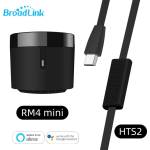 BroadLink Универсално Wi-Fi IR дистанционно BroadLink RM4 Mini със сензор HTS2 (6924826704222)