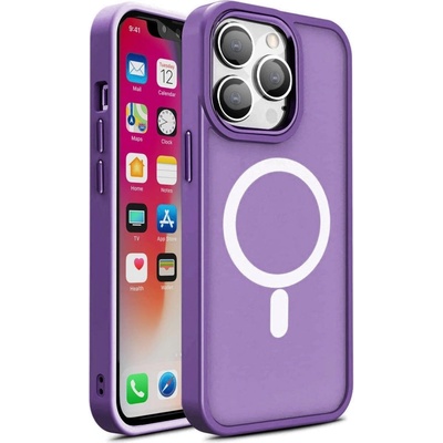 HQWear Кейс HQWear Color Matte за iPhone 15 Plus, съвместим с MagSafe, лилав (5907769357114)