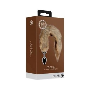 Boss of Toys EasyToys Fox Tail Plug Brown - Metal Intimate Accessory with Fluffy Tail