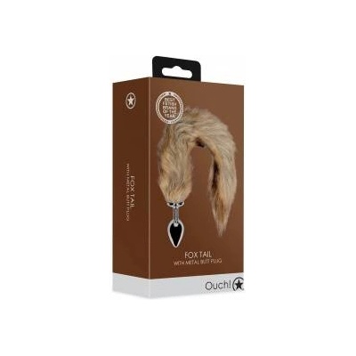 Boss of Toys EasyToys Fox Tail Plug Brown - Metal Intimate Accessory with Fluffy Tail