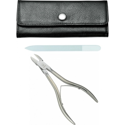 Maruto Kleště na nehty s prodlouženou rukojetí s pilníkem a koženým pouzdrem 15,5 cm / 17 mm