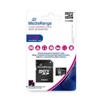 MediaRange microSDHC 4 GB MR956