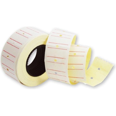 Spree Етикети за 1 ред марк. клещи 21/12 мм с отвор, 800 бр. , бял (3800884174661)