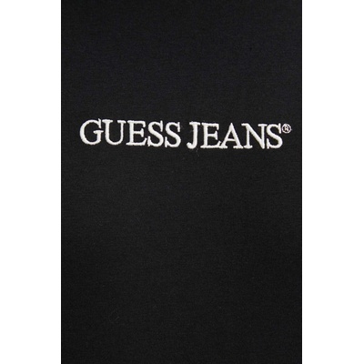 Guess Jeans Памучна тениска Guess Jeans в черно с апликация M4YI52 K8HM0 (M4YI52.K8HM0)