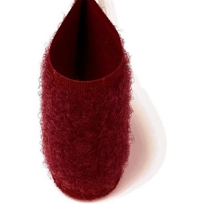 Takoy Suchý zip plyš bordový 2 cm