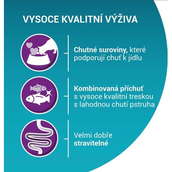 Purina ONE difficult appetite treska a pstruh 0,8 kg