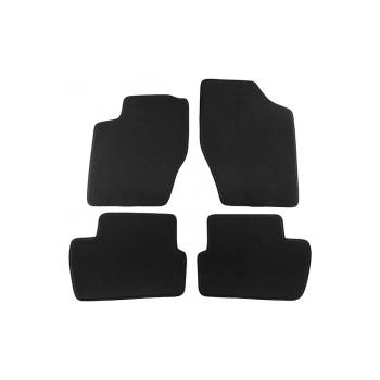 Image 1 of Petex Мокетени стелки Petex съвместими с Peugeot 307 хечбек, комби 2001-2007, 4 части, черни, материя Style, захват B232