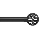 Umbra hk ltd (Канада) Телескопичен корниз за пердета и завеси umbra aria pin-point в цвят черен мат - размер 107-305 см (umbra 1024218-038)