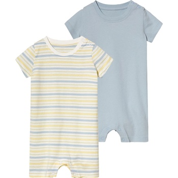 Lupilu Chlapecké pyžamo s BIO bavlnou bílá modrá