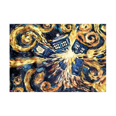 Plagát, Obraz - DOCTOR WHO - exploding tardis, (91,5 x 61 cm)
