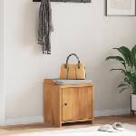 vidaXL Пейка за коридор SANDNES 45x40x50 см, масивна дървесина, бор (4010448)
