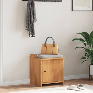 vidaXL Пейка за коридор SANDNES 45x40x50 см, масивна дървесина, бор (4010448)