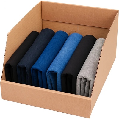 Karton Pak Úložné boxy na oblečenie, organizéry do skrine Eko Karton 27 x 40 x 21 skosené