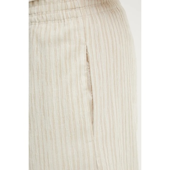 MM Панталон mm в бежово със стандартна кройка, с висока талия 2516781038600 (2516781038600)