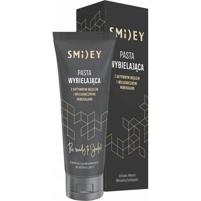 Smiley bělící pasta s aktivním uhlím a vulkanickými minerály 75 ml