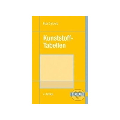 Kunststoff-Tabellen - Bodo Carlowitz