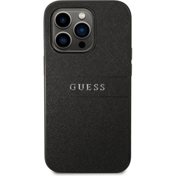Image 1 of GUESS Гръб Guess PU Leather Saffiano Case за iPhone 14 Pro Max - Черен
