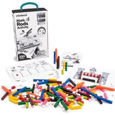 Miniland Matematické aktivity s tyčinkami 250 ks