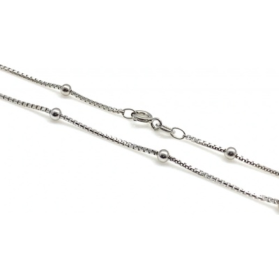 Jan Kos jewellery Stříbrný řetízek typu kostka 12111499