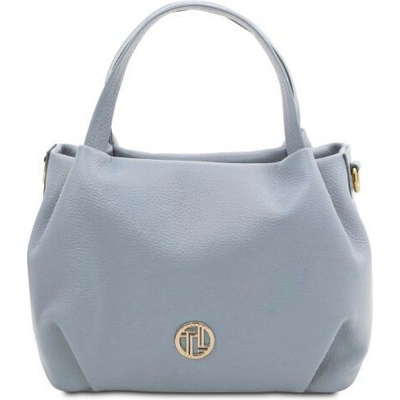 Tuscany Leather Mäkká kožená kabelka Nora svetlomodrá 2372 1 79