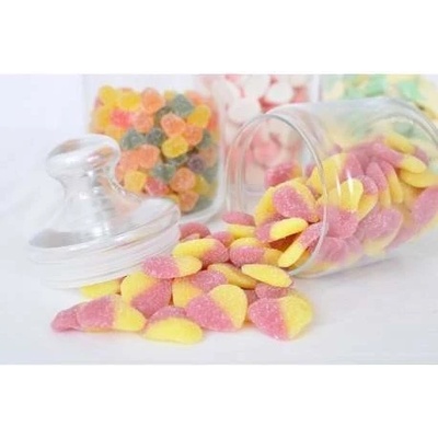 The Candy Plus Sweet Želé broskvová srdíčka v kyselém posypu 1 kg