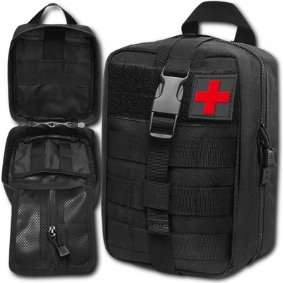 Camerazar Vojenská lékárnička MOLLE Tactical Rescue Pouch 21x15x10 cm černá – Zboží Dáma