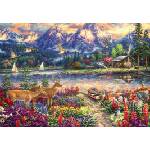 Grafika Art Puzzle - Puzzle Pinson: Spring Mountain Majesty - 1 000 piese