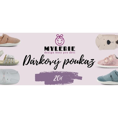 Mylerie Dárkový poukaz EUR Hodnota: 20