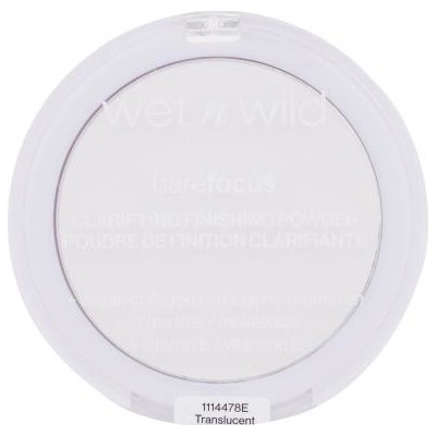 Wet n Wild Bare Focus Clarifying Finishing Powder zmatňujúci púder Translucent 7,8 g