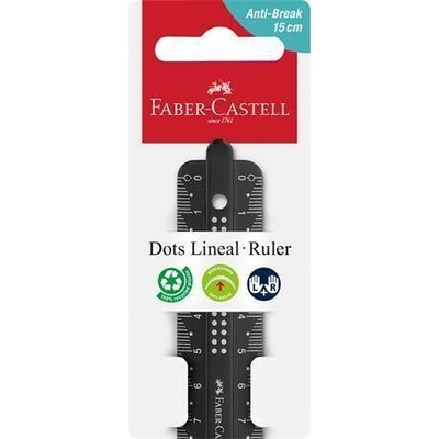 Faber - Castell pravítko "Dots" různé barvy 15 cm 172115
