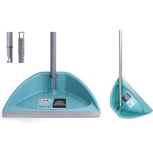 Magic Clean Premium Лопатка Premium с гумен ръб и сгъваема дръжка, Aquamarine (HMAX016)