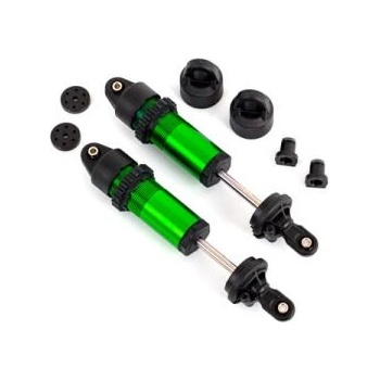 Traxxas амортисьор къс GT-Maxx алуминиев зелено анодиран (2)