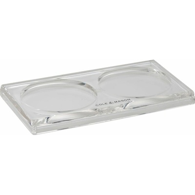 Cole & Mason akrylový tácek pod mlýnky obdélníkový 16,7x9,5cm – Zboží Dáma