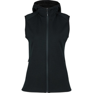 Stoic Дамски вълнен елек Stoic Women's MerinoFleece335 KuolpaSt. II Vest with Hood Merino vest - Black (132-1490-0113)