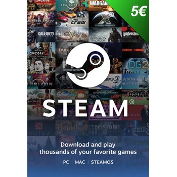 Valve Steam Dárková Karta 5 €