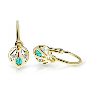 Cutie Jewellery detské náušnice C2265Z mind Green