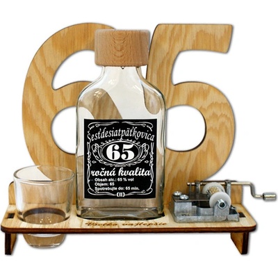 KupMa Značka na výročie 65 rokov s verklíkom