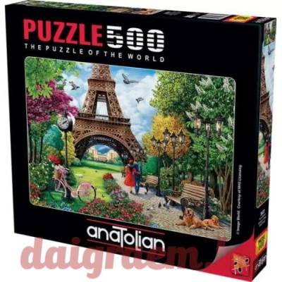 Anatolian Пъзел anatolian 3627 - 500 части - Пролет в Париж (p3627)
