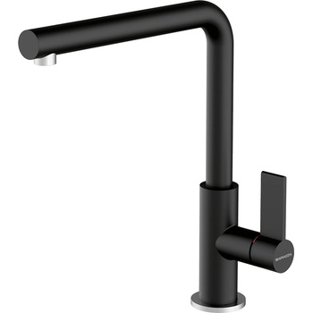 Barazza СМЕСИТЕЛ ЗА КУХНЯ С ДУШ unique two ЧЕРЕН (1rubun2)