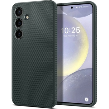 Image 1 of Spigen Противоударен Силиконов Калъф за Samsung S24, Spigen Liquid Air Case, Зелен (ACS07348)
