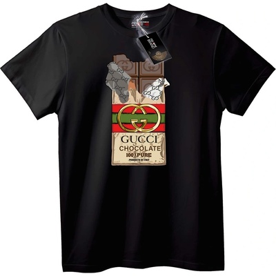 NOONEBRAND Тениска Gucci Шоколадова Плочка - XS, White