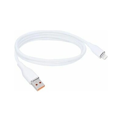 Solight SSC15005-S lightning USB-A, 0,5m, bílý