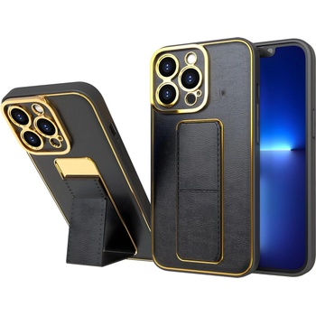 Izmael Луксозен калъф със стойка за Apple iPhone 12 Pro - Черен KP24806 (24806)