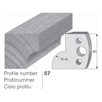 IGM profil 057 - pár omezovačů 40x4mm SP