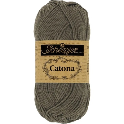 Scheepjes Catona Farba: 387 Dark olive