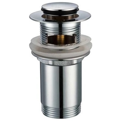 BELAGGIO KLIK-KLAK Umyvadlová výpusť 5/4", malá zátka, CHROM 84408