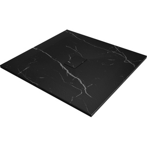 Mexen Hugo квадратен душ корито SMC 100 x 100 см, черен камък - 42751010 (42751010)
